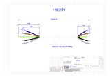 BACHMANN Herdanschlussleitung 2m 16A ws 116.271 5x1,5qmm IP20 Aderendh Aderendh