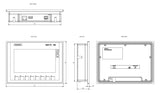 SIEMENS Grafik-Panel m.Farbdisplay DC 6AV2123-2GB03-0AX0 19,2-28,8V 1HW/IE