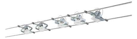 PAULMANN Anbaustrahler 10W Konv NV chr MacII 941.33 GU5,3 chr ST IP20 Seilkl