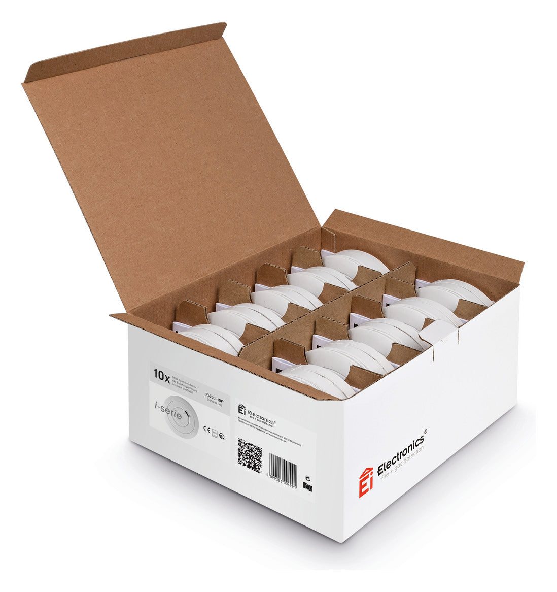 EI ELECTRONIC Rauchmelder 10er-Pack 3VDC VdS ws autark 10J Ei650i-10P