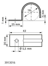 Walraven Befestigungsschelle einfach ev 16 mm für Fußbodenrohr | 3913016