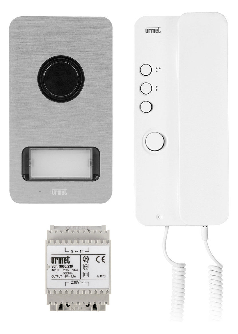 URMET Türsprech-Set Mehrdr 1xTeiln AP/AP SET 1122/601 si ws 1LS