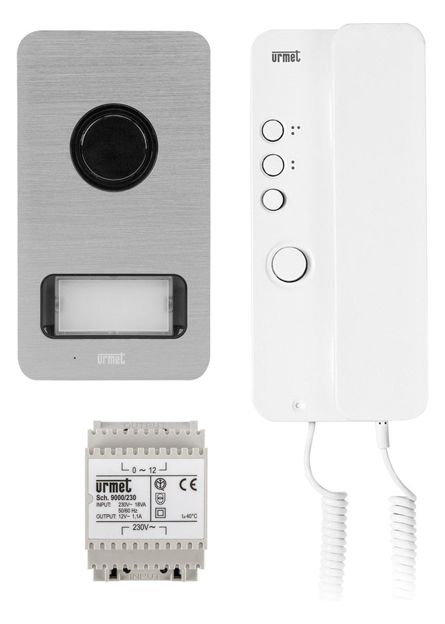 URMET Türsprech-Set Mehrdr 1xTeiln AP/AP SET 1122/601 si ws 1LS