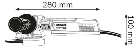 BOSCH-EW Winkelschleifer 900W 230V 2,1kg Professional GWX 9-125 S Schnellspann