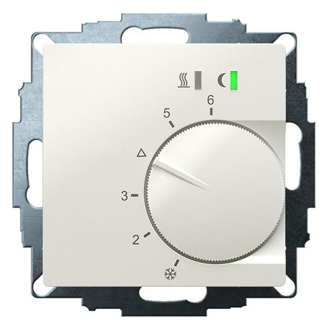 EBERLE Raumthermostat 230V 10A Schließer UTE 2500-RAL9010-G-55 IP20 Bimetall