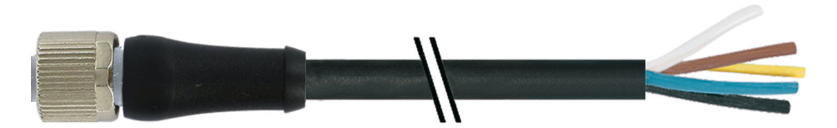 MURR Sensor-Aktorkabel 5p 3m M12 Female 7000-P4221-P040300 ger fr.Ende PUR hfr