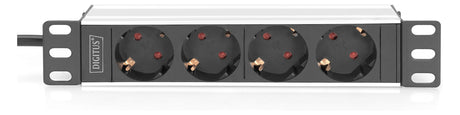 ASSMANN ELEKTRO Rack-Stromverteilung 1HE DN-95418 4Steckd