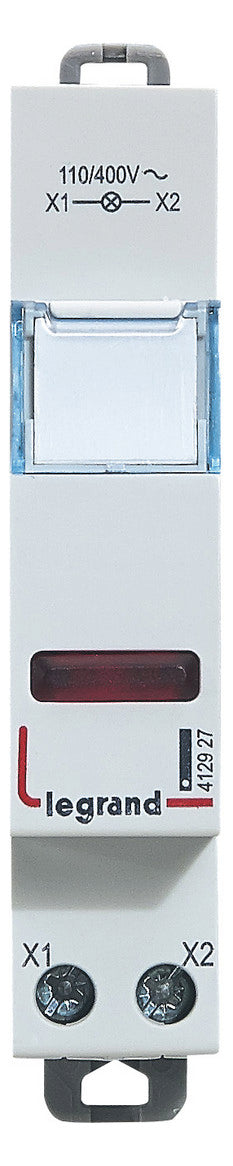 LEGRAND Leuchtmelder REG 400V rt LED AC Legrand 412927 0,5W 1TE 44mm IP20