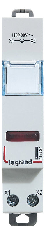 LEGRAND Leuchtmelder REG 400V rt LED AC Legrand 412927 0,5W 1TE 44mm IP20