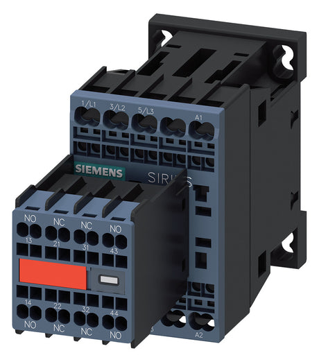 SIEMENS Leistungsschütz 4kW 3S 24VDC 9A 3RT2016-2BB44-3MA0 2S+2Ö/Hilf REG
