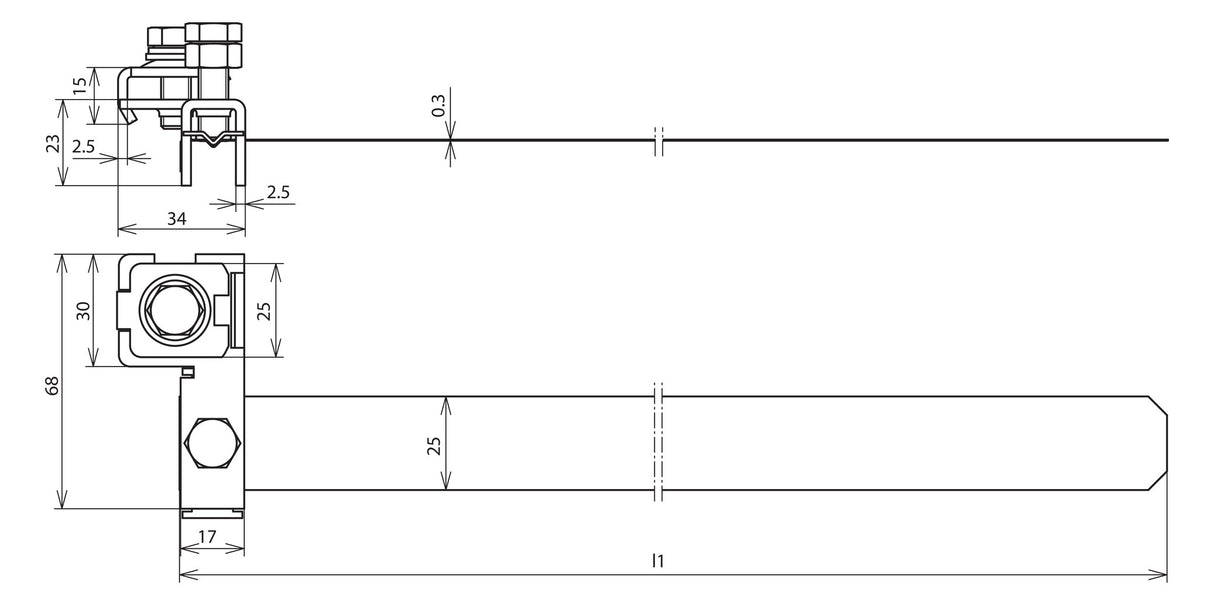 DEHN SE Rohrschelle 27-89mm V2A unbeh BRS 27.89 AK1X10 2X6.8 GSG V2A