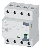 SIEMENS FI-Schutzschalter F 4p 440V 63A 5SV3346-3 0,03A 4TE REG 10kA 3kA/stoß