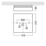 ZUMTOBEL LED-Wannenleuchte 18,4W 4000K PERLUCE O LED2200-840 Q310 LDE IP54 2250