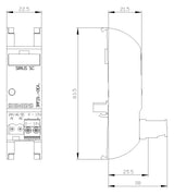 SIEMENS Leistungsschütz 24VUC REG 3RF2900-0EA18