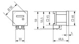 THEBEN Betriebsstundenzähler analog AC BZ 142-3 FRmont 230V 99999h IP65