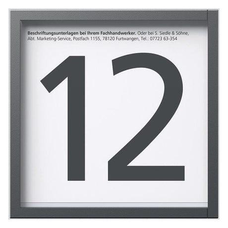 SIEDLE Infomodul dgr 99x99x26mm IM 612-0 DG