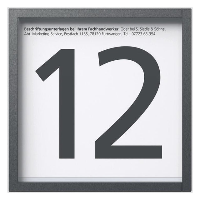 SIEDLE Infomodul dgr 99x99x26mm IM 612-0 DG