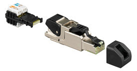 RUTENBECK Modular-Stecker Cat6A RJ45 rnd US-Cat.6A iso B 27-22AWG Feldkonf litz