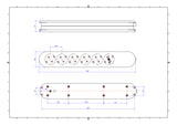 BACHMANN Steckdosenleiste 6f ws 35° IP20 381.246K
