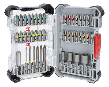 BOSCH-EW Bit-Set 43St Magnethalter 5xPH 43PC EXH SET W/ 5xPZ 19xTX 5xSchlitz