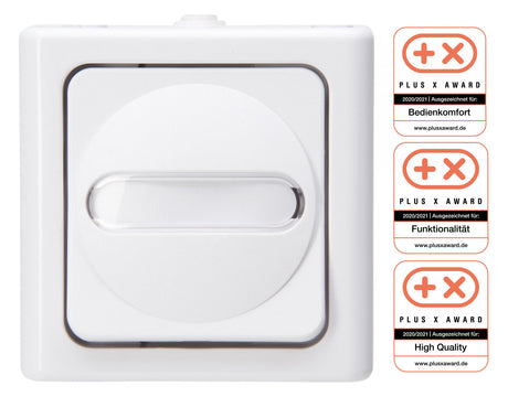 KOPP Kontroll-Kreuzschalter arkws mt AP BLUEELECTRIC 560702000 IP44 1f