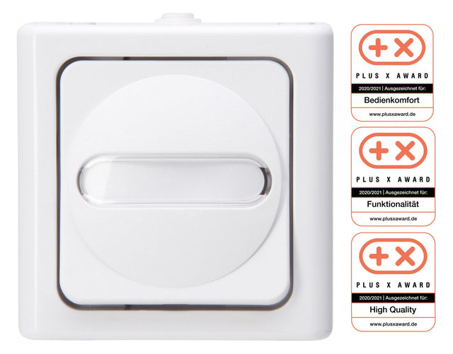 KOPP Kontroll-Kreuzschalter arkws mt AP BLUEELECTRIC 560702000 IP44 1f