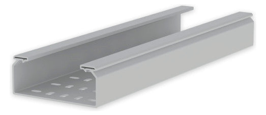 UNEX Kabelbahnunterteil 60x150 grau,RAL 7035, gelocht 66150