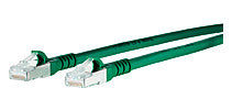 METZ CONNECT Patchkabel Cat6A 10m gn 1:1 130845A055-E S/FTP RJ45 AWG26