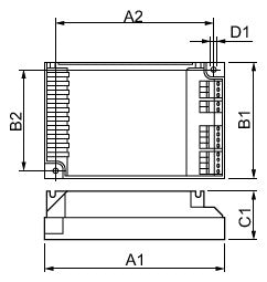 PHILIPS-LM Vorschaltgerät 2x26-42W 1-10V HF-R 2 26-42 PL-T/C EII 220-240V 50 elek