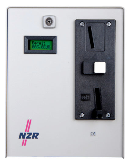 NZR Münzzähler 0,2EUR 230V zeitabh CPU Zeitmünzzähler ZMZ 0215 Einw.: 0,20 2zei