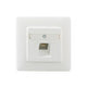 RUTENBECK Anschlussdose Cat6 1xRJ45 rws UAE-Cat.6A iso-8 Up rw Kanaleinb schräg