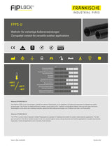 FRÄNKISCHE Wellrohr  10mm PP IP68 sw FPPSF-10U.50 ohne Ummantelung UV-best