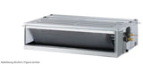 Kanalgerät LG UM60F.N31, Inverter 14,6 kW, mittlere Pressung, R32