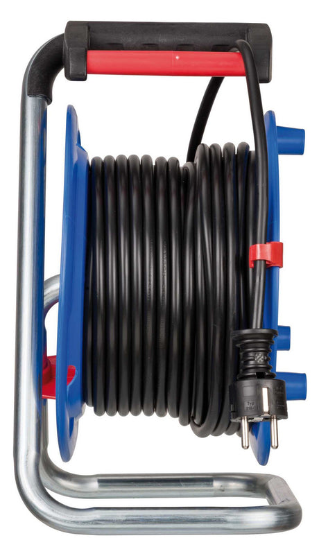 BRENNENSTUHL Kabeltrommel Kst 25m IP20 1218050 H05VV-F 3x1,5mm 4xSteckdosen