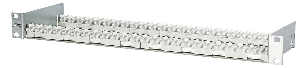 METZ CONNECT Kabelabfangschiene Metall 130863T101E 482,6mm B482,6mm 1HE