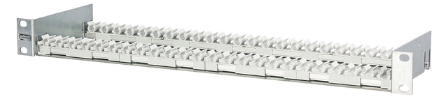 METZ CONNECT Kabelabfangschiene Metall 130863T101E 482,6mm B482,6mm 1HE