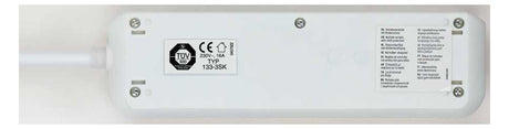 BRENNENSTUHL Steckdosenleiste 3f ws Eco-Line Ein/Aus 1,5m 45 1152320015