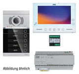 URMET Video-Türsprechset Bus 3xTeiln sw V-2V-VMO-ASU1-03WE UP/AP ws 1LS