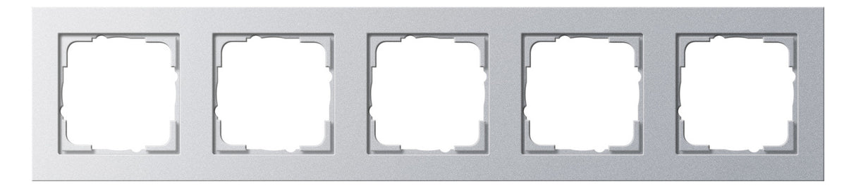 GIRA Rahmen 5f alu lack Kst f.GEB-K E2 021525