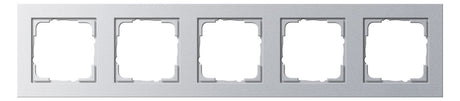 GIRA Rahmen 5f alu lack Kst f.GEB-K E2 021525