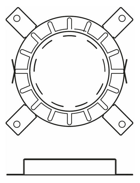 WALRAVEN Brandschutzmanschette Pacifyre AWM II für br. Rohr / ged. MSV 63 mm