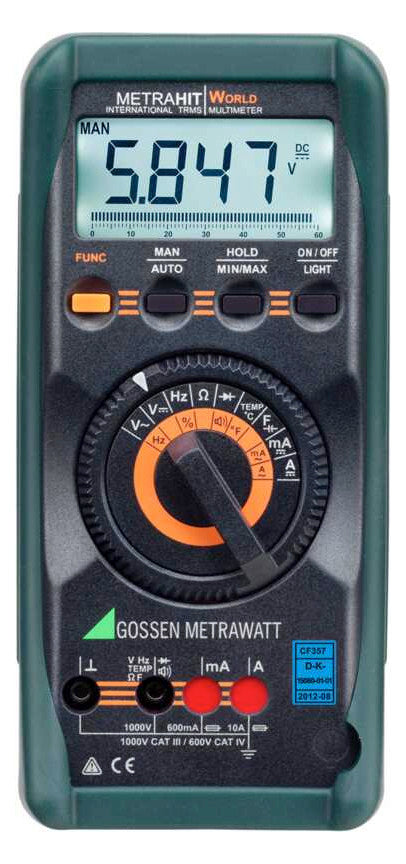 GOSSEN-METRA Multimeter a/d 1000V/AC METRAHit WORLD 1000V/DC 10A/AC 10A/DC