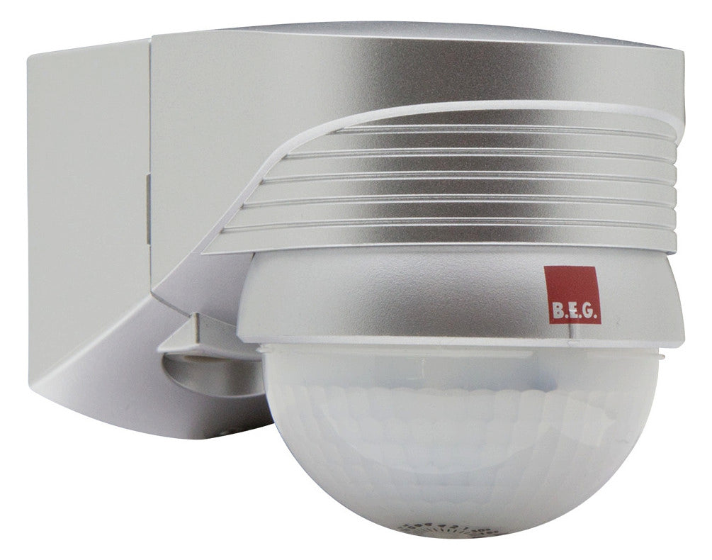 BEG Bewegungsmelder 280° AP edst BWM LC-plus 280 Edelstahl-Optik IP54 2000W