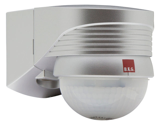 BEG Bewegungsmelder 280° AP edst BWM LC-plus 280 Edelstahl-Optik IP54 2000W
