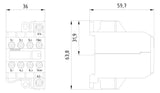 SIEMENS Leistungsschütz 4kW 4S 24VDC REG 3TG1010-0BB4 8,4A