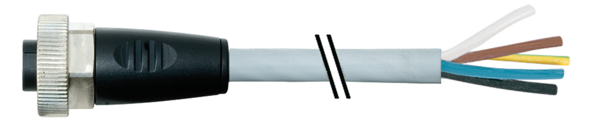 MURR Sensor-Aktorkabel 5p 10m Female ger 7000-78021-9611000 22,2mm(7/8)-16UNF