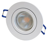 MEGATRON LED-Einbaustrahler 50W 1LED ws DECOCLIC MT75205 GU10 ws mt Alu IP20