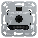 GIRA Raumthermostat 230V 0,1A Wechsler 247200 IP20 Widerstandssensor