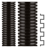 FLEXA Wellschlauch Kunstst.PG48 0233.209.048, schwarz ROHRFLEX-PA6-48