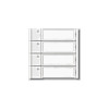SIEDLE Ruftastenmodul Bus 4RT ws TM 700-4-0 W 99x99x26mm